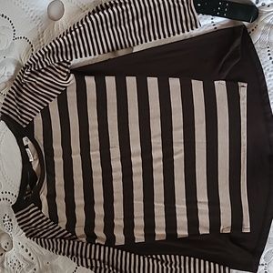 Brown cotton top, size m